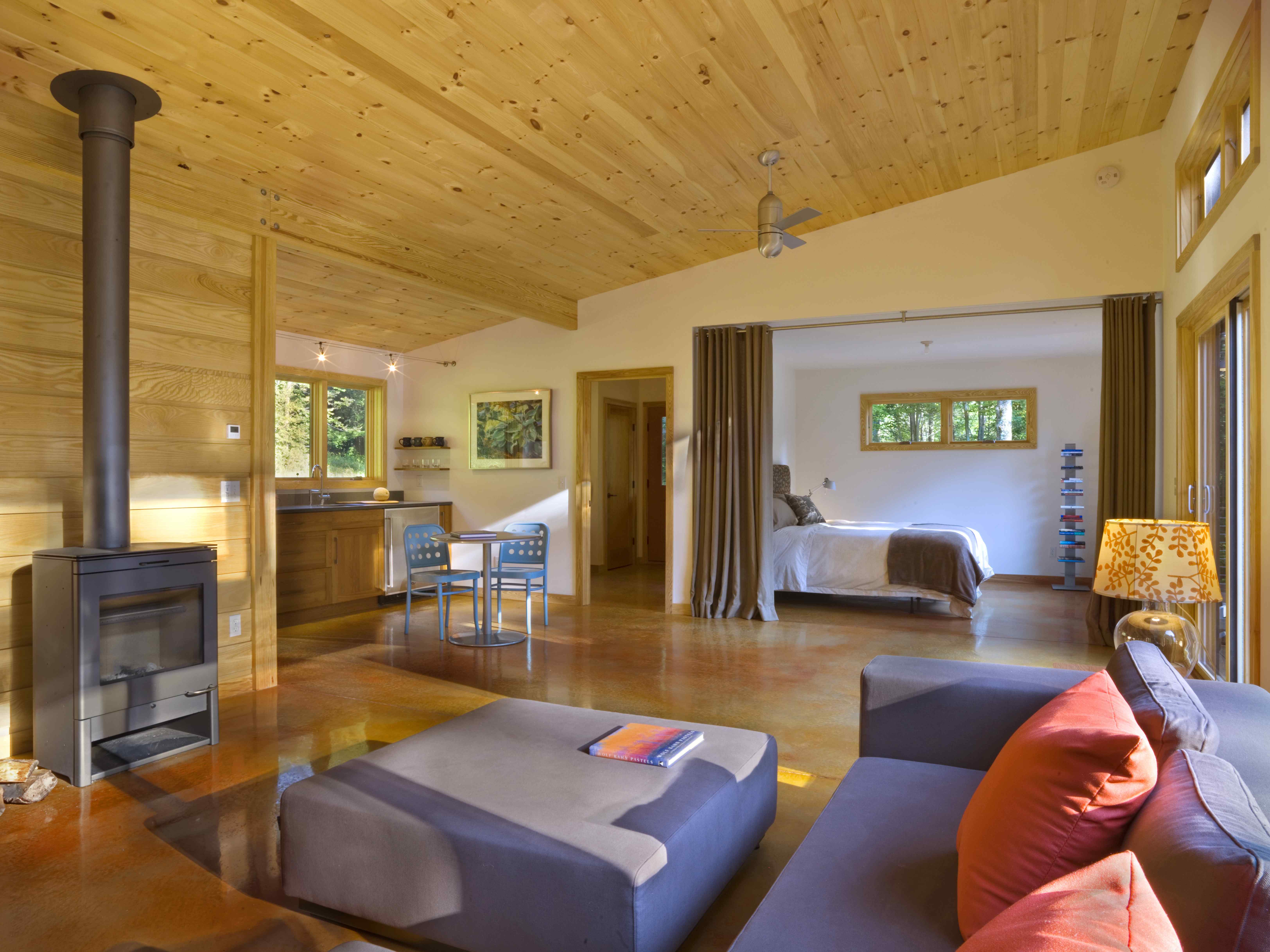 Modern Cabin Featured On Houzz Joan Heaton Architects