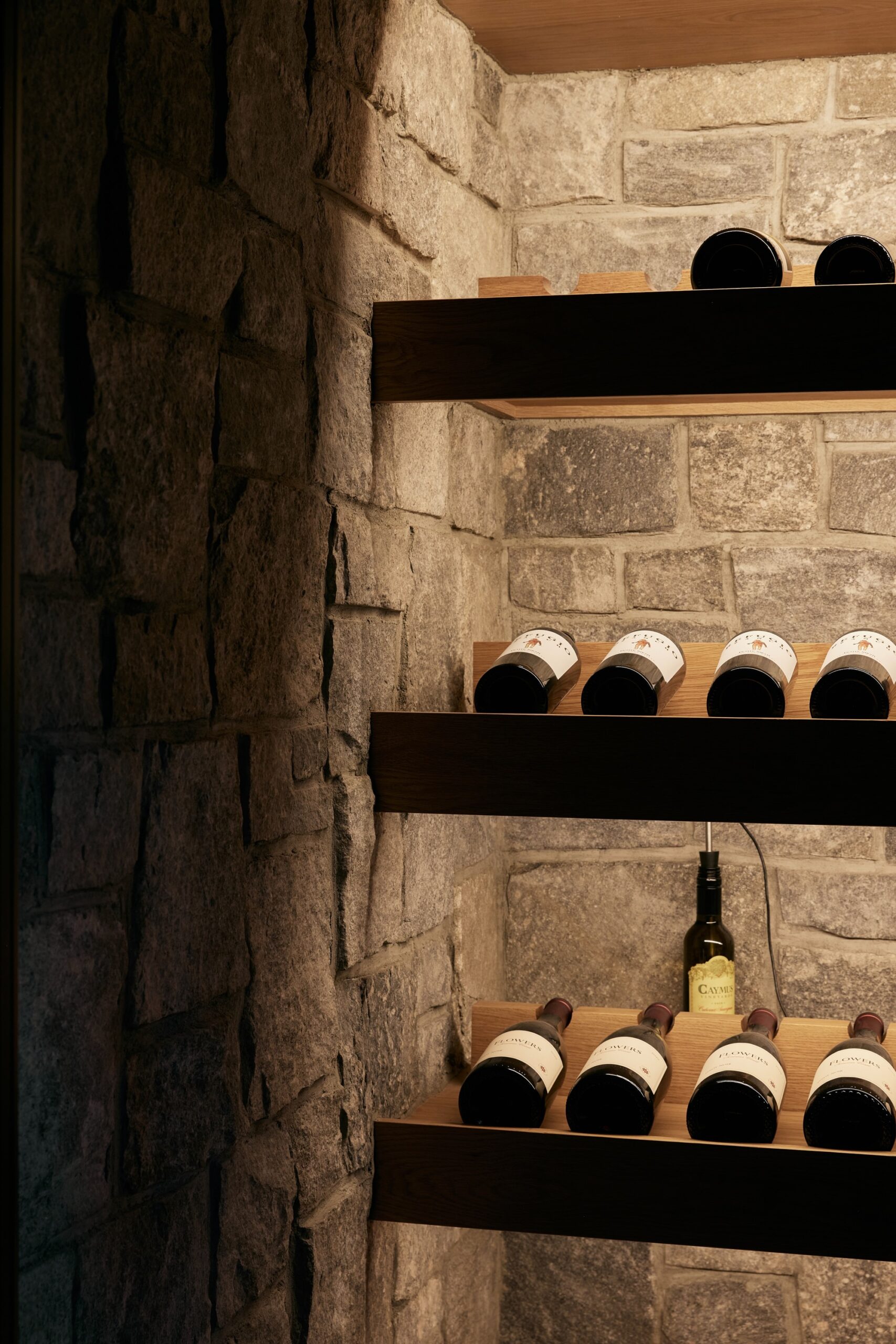 JoanHeatonArchitects_VermontVacationHome_StoneWineCellar